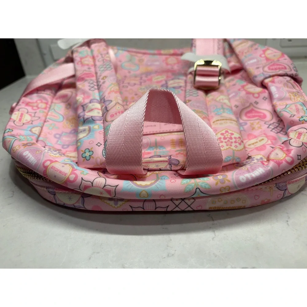 NWT Disney Parks Stoney Clover Lane Its A Small World Pink Mini Backpack
